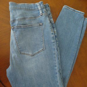 Women's J.Crew High-Rise Skinny 10" Signature Stretch Denim Light Wash Size 31